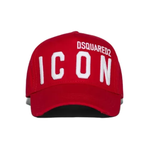 DSQUARED 2 Хлопок Бейсболка Красная Унисекс