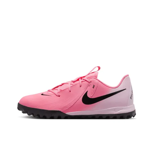 Nike Phantom GX 2 Academy Устойчивые к истиранию Баланс Низкий Топ Детские футбольные бутсы Закат Красный Черный