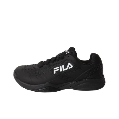 FILA Axilus 2 Амортизация Дышащий И Прочный Дизайн Низкие Кроссовки для Тениса Унисекс Черные