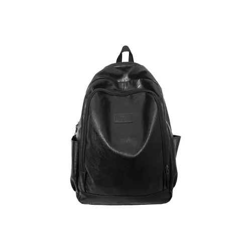 NOMK ПУ (полиуретан) Сумка Рюкзак Стандартный Унисекс Черный Коричневый