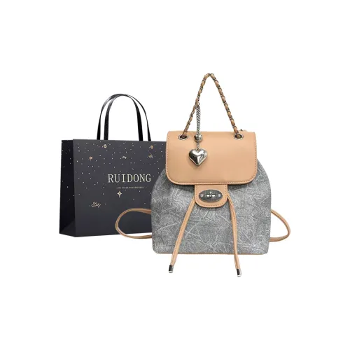 Smart PU (полиуретан) Рюкзак Женские Светло-синий Темно-синий