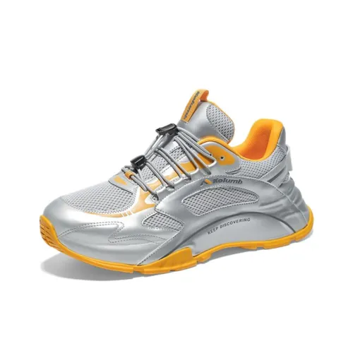 KOLUMB Casual Низкий Топ Silver Yellow Мужской