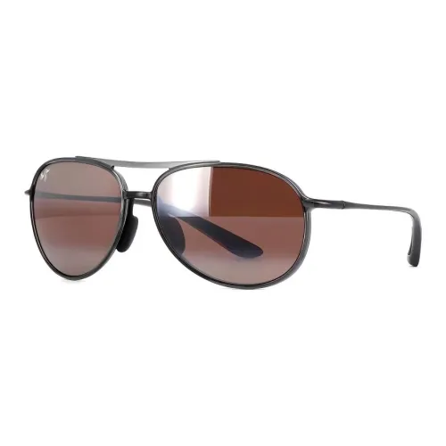 Maui Jim Aviator Солнцезащитные очки Унисекс Черный