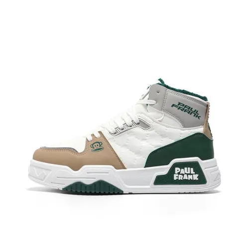 PAUL FRANK Slip-resistant Abrasion-resistant High Top Skateboard Shoes Men's PAUL FRANK Противоскользящие Износостойкие Высокие Кроссовки для Скейтбординга Мужские