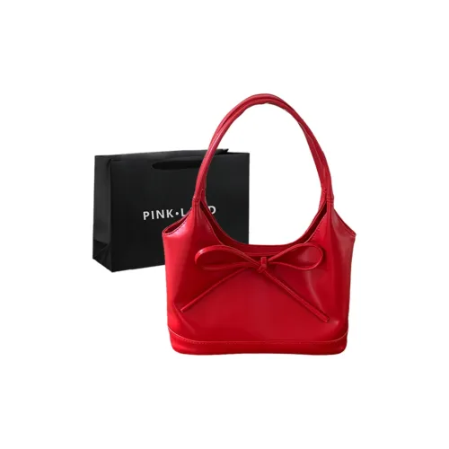 PINK·LAND ПУ (полиуретан) Сумка через плечо Стандартная Женская Красная Черная