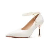 Белый [Высота каблука 6,5 см]