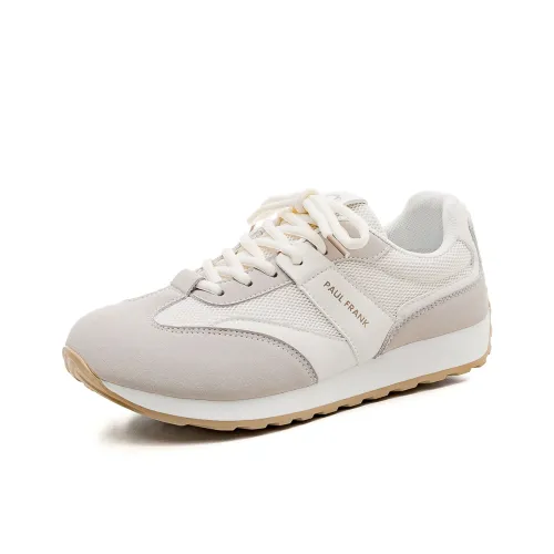 PAUL FRANK Slip-resistant Abrasion-resistant Lightweight Coating Low-Top Casual Shoes Women's Ecru PAUL FRANK Противоскользящий Устойчивый к истиранию Легкий покрытие Низкий верх Повседневная обувь Женская Экрю