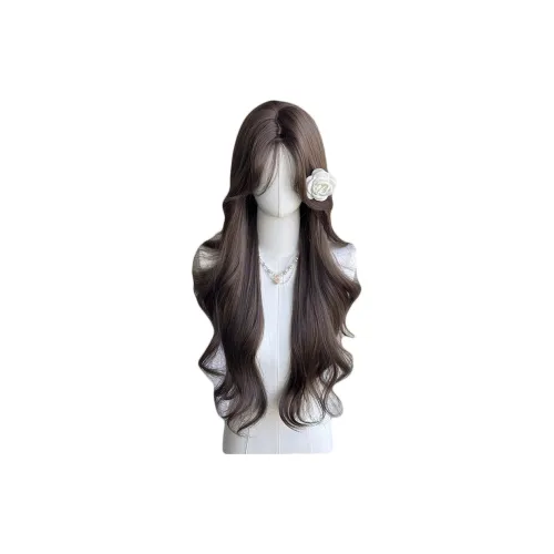 YOUXI ATMOSPHERE Девичий Длинный Кудрявый Волосы Перука для Женщин Большая волна Модный тренд Естественный