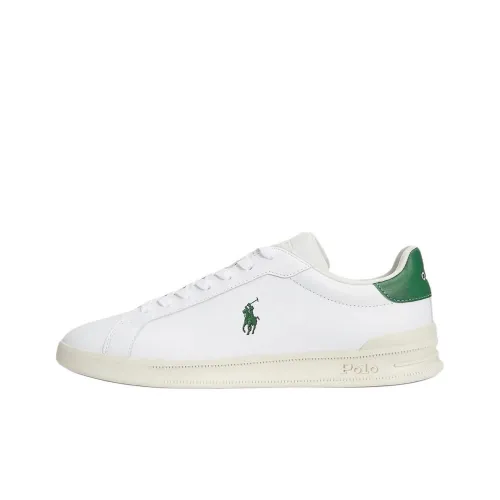 Polo Ralph Lauren Heritage Court II Low Топ Скейтборд Кроссовки Мужские Белые