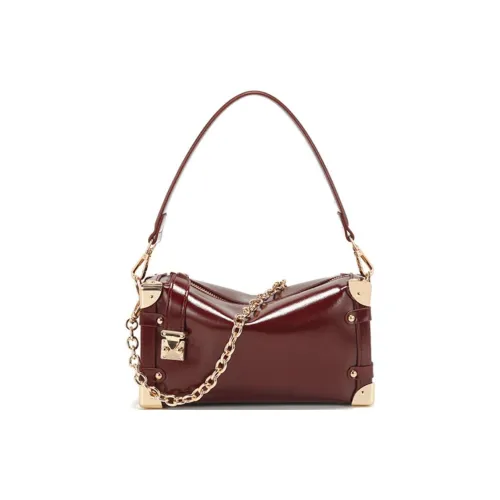 PAYOT Микрофибра Синтетическая Кожа Сумка через плечо Сумка Обычная Женская Бургунди Черный Коричневый