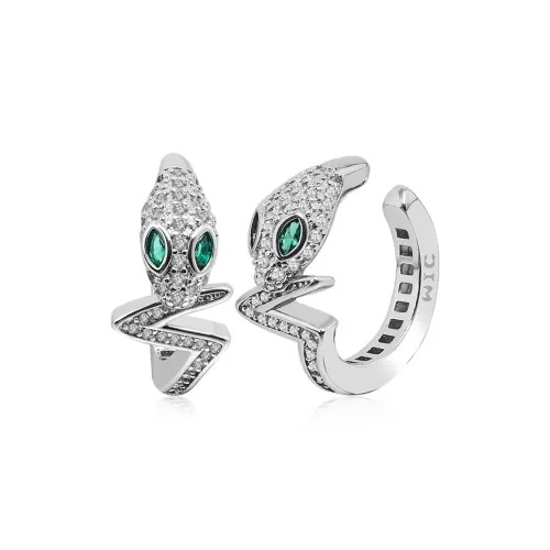 WIC Муассанит Нижняя заколка Серьги On Unisex