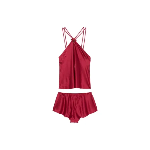 Victoria's Secret Пижамный комплект женский Pitch красный