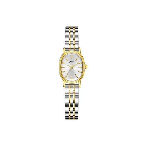 GEDI Кварцевый механизм стальной ремешок женские часы серебристый циферблат