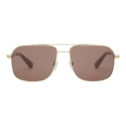 Burberry Металлические Ацетатные Солнцезащитные Очки Aviator Унисекс Золото