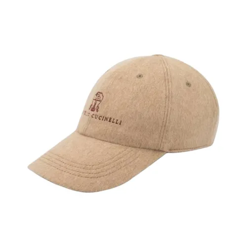 BRUNELLO CUCINELLI Кашемир Шерсть Кепки Мужской CAMEL