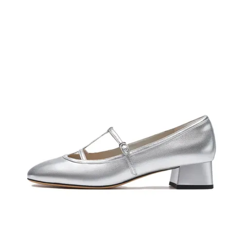 LE SAUNDA Dream Play Paris Грубый каблук Туфли Мэри Джейн Женские