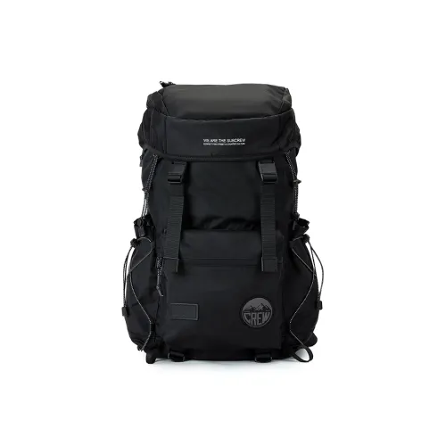 Subcrew Полиэстер На открытом воздухе Альпинистский рюкзак Рюкзак Большой Унисекс Черный