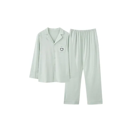 WANANNI Пижамный комплект женский мятно-зеленый