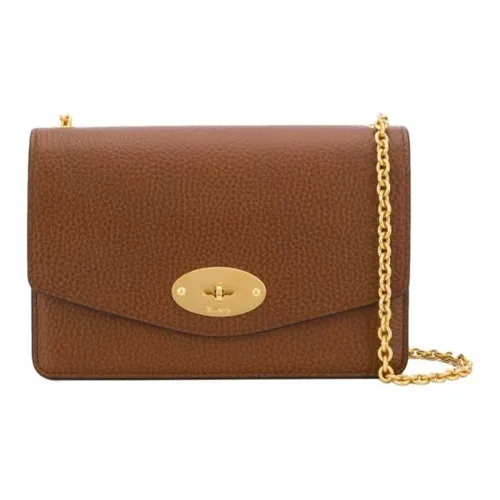 Mulberry Сумка через плечо из коровьей кожи женская коричневая