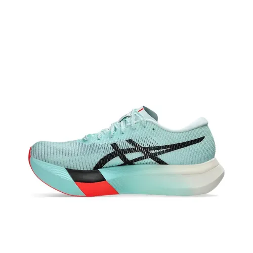 ASICS Metaspeed Sky Устойчивый к истиранию Дышащие Низкие Беговые кроссовки для бега Унисекс Изумруд