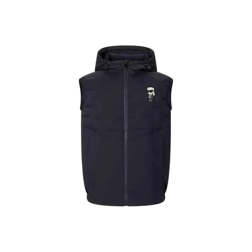 KARL LAGERFELD Пуховик Мужской Черный