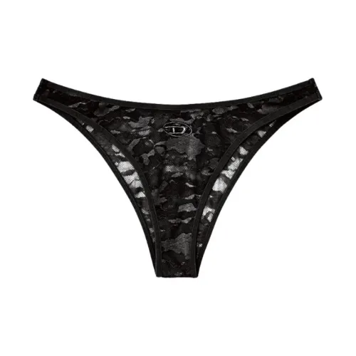 DIESEL Трусики-бикини Женские 1 Пачка Черный