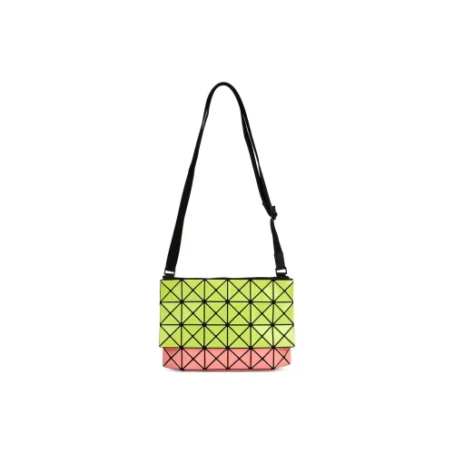 ISSEY MIYAKE Prism Artificial Leather Nylon Polyester Crossbody Bag Unisex Yellow Pink ISSEY MIYAKE Prism Искусственная кожа Нейлон Полиэстер Сумка через плечо Унисекс Желтый и Розовый