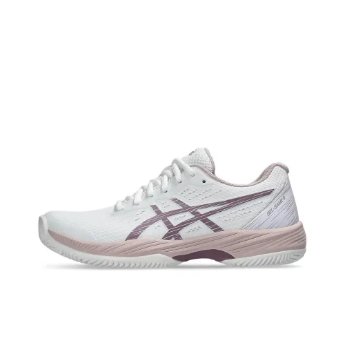Asics Гель Game 9 Low Топ Кроссовки для тенниса Женские Белые Фиолетовые