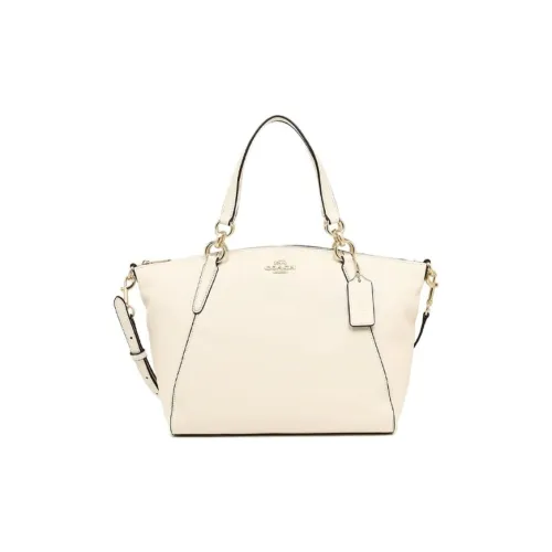 COACH Kelsey Пыльная кожа Пельменная сумка через плечо сумка сумка для женщин мел белый