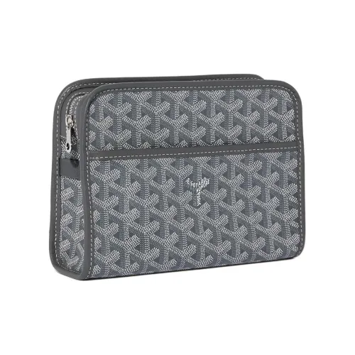 GOYARD JOUVENCE Холст Туалетная сумка Маленькая Унисекс Серый