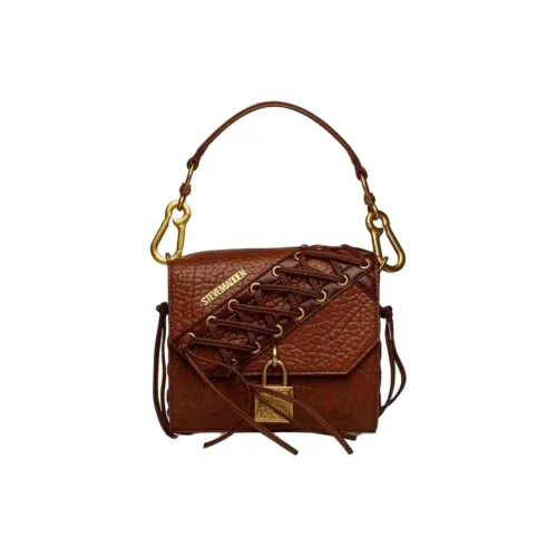 STEVE MADDEN Синтетическая кожа Одно плечо Сумка Маленькая Женская Желудево-коричневый Черный