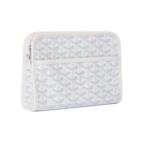 GOYARD JOUVENCE Холст Туалетная сумка Маленькая Унисекс Белая
