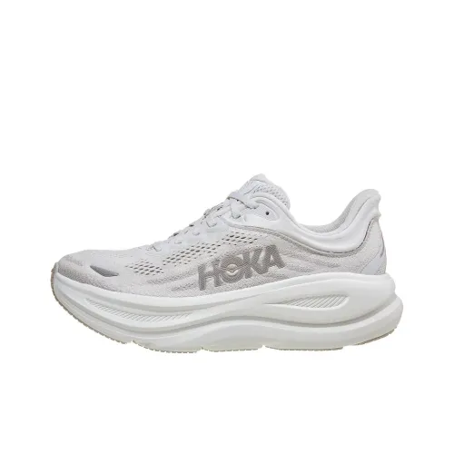 HOKA ONE ONE Bondi 9 Беговые кроссовки Низкий топ Белый Серебряный Женский