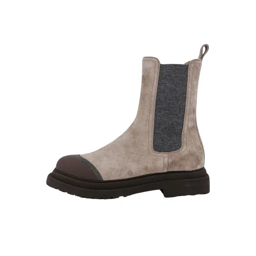 Brunello Cucinelli Челси Бежевый Женские