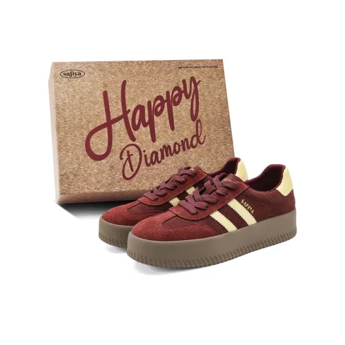 safiya Низкий топ Скейтборд Кроссовки Женские Красно-коричневый