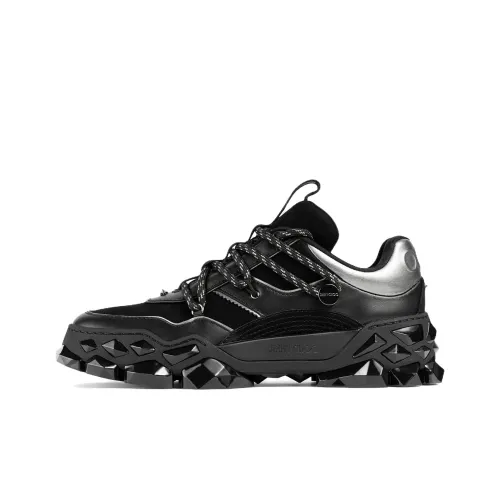 Jimmy Choo Ромб X II F Low Топ Повседневная обувь Женская Черная