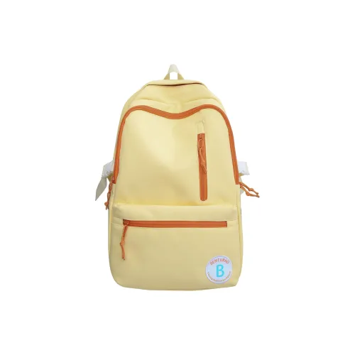 TAKI Nylon Fashion Versatile Students Учебный Backpack Regular Unisex Yellow White Light Gray TAKI Нейлон Fashion Универсальный Students Учебный Рюкзак Регулярный Unisex Желтый Белый Светло-Серый