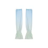 Молоко Ледяной шелк Бабочка Рукава-Зеленый синий Градиентный