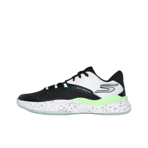 Skechers SKX NEXUS Баскетбольные кроссовки Low Топ Черный Белый Мужской