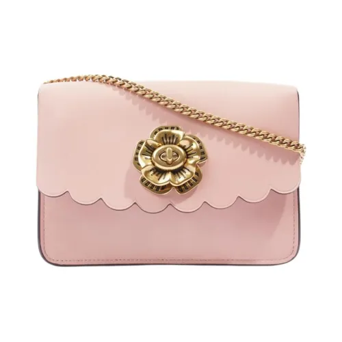 COACH Bowery Коровья кожа Сумка через плечо Сумка на плечо Сумка с цепочкой Маленькая Женская Пион Красный