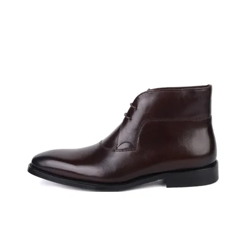 Landa Ботильоны Мужские Темно-Коричневые
