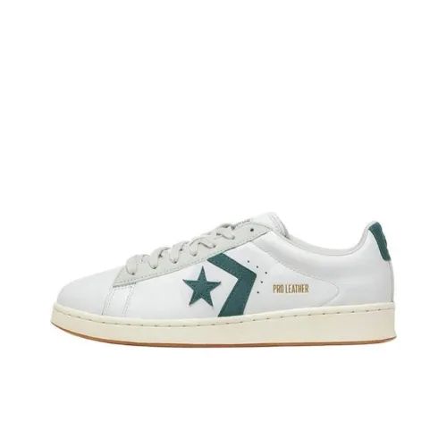 Конверс Cons Pro Leather Slip-Resistant Abrasion-Resistant Low-Top Skateboard Shoes Unisex White Green Конверс Cons Pro Leather Slip-Resistant Abrasion-Resistant Низкие Кроссовки для Скейтбординга Унисекс Белый Зеленый