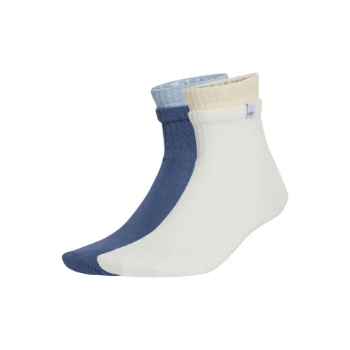 Adidas Originals 3S 2L 1 4 S 2P Носки до щиколотки Унисекс 2 упаковки