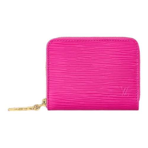 LOUIS VUITTON TM Zippy Coin Wallet Collaboration Коровья кожа Кошелек Женские Розовый