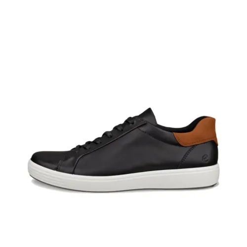 Ecco Soft 7 Скейтборд Кроссовки Низкие Черные Мужские
