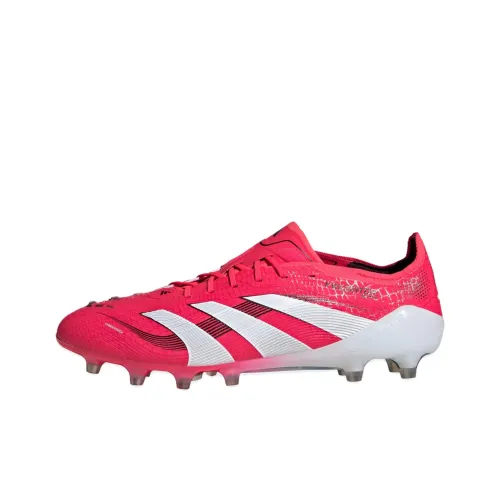 Adidas PREDATOR ELITE Slip-resistant Abrasion-resistant Football Cleats Unisex Red Adidas PREDATOR ELITE Противоскользящие Устойчивые к истиранию Футбольные бутсы Унисекс Красный