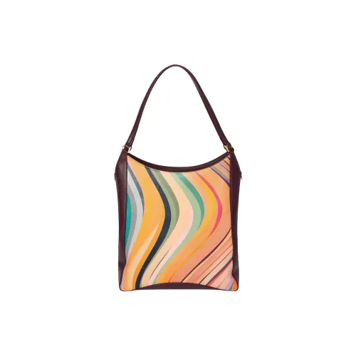 Paul Smith Сумка через плечо из коровьей кожи Женская Коричневая и Многоцветная