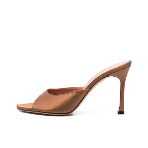 AMINA MUADDI Слипоны 9,5 см Женские Коричневый