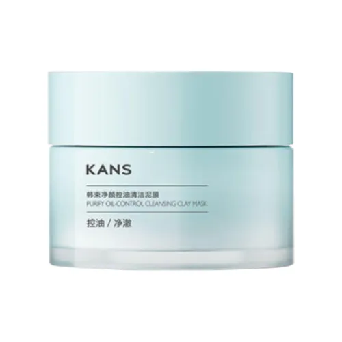 KANS Pure Очищающая Глина Маска Чистка Успокаивающая Укрепляющая Увлажняющая Контроль Жирности 95г 95г*3