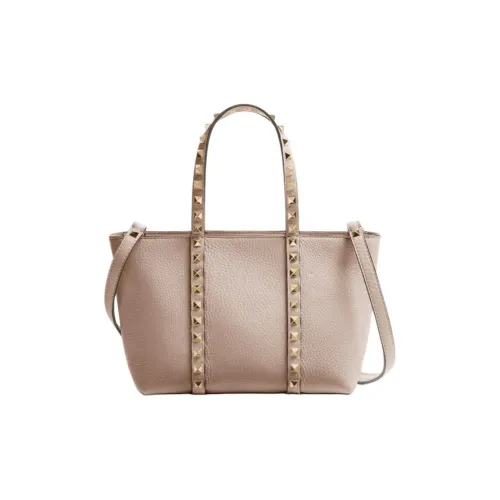 Valentino Rockstud Телячья кожа Сумка через плечо Сумка Обычная Женская Пудра